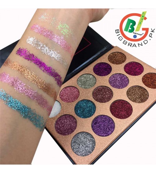 15 Color Beauty Glazed Glitter Eye Shadow Magnet Palette